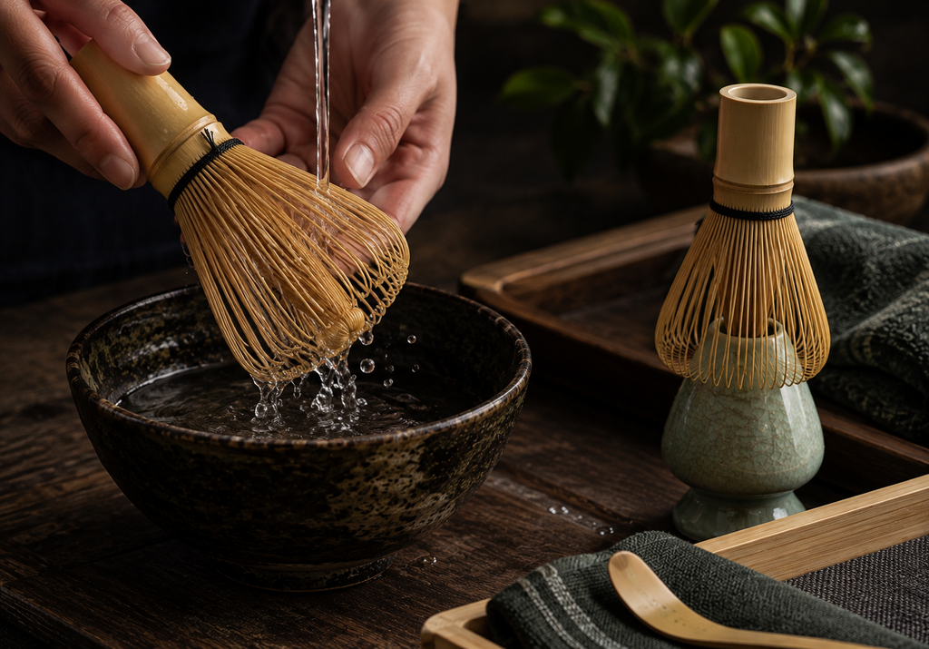 Chasen: cómo elegir y usar el batidor de matcha japonés 5 cómo limpiar y conservar el batidor de bambú