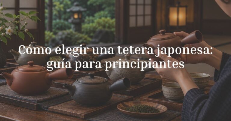 cómo elegir una tetera japonesa guía para principiantes