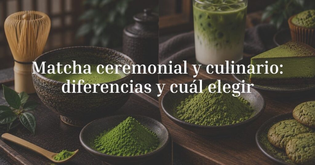 Matcha ceremonial y culinario: diferencias y cuál elegir matcha ceremonial y culinario diferencias y cuál elegir