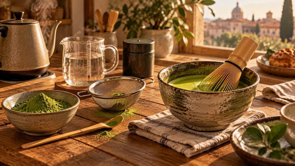Los secretos para conseguir un matcha suave y sin grumos